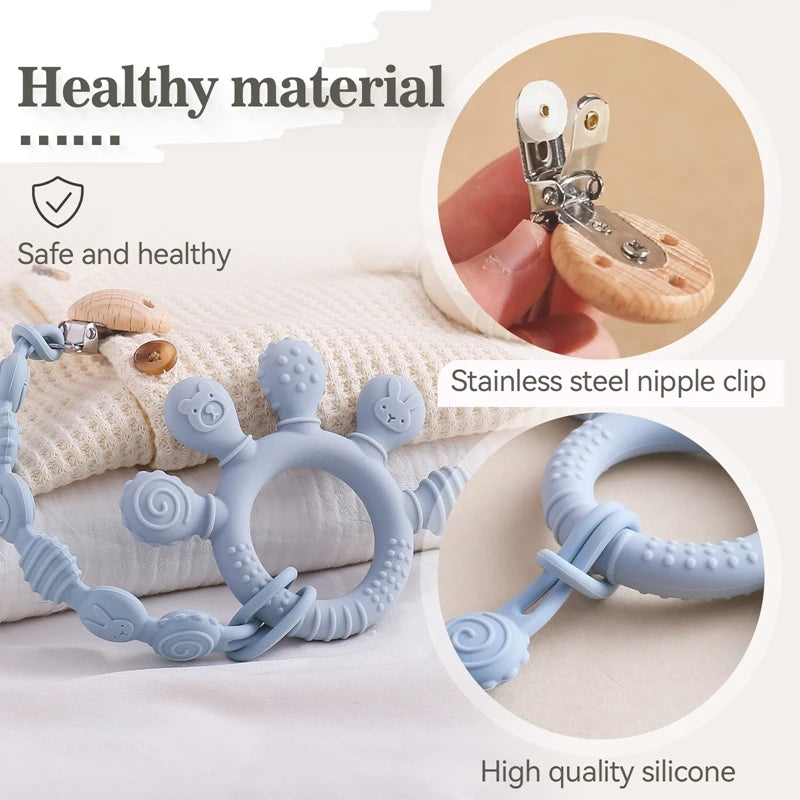 Baby Silicone Teether Toy