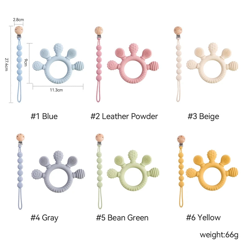 Baby Silicone Teether Toy