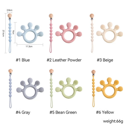 Baby Silicone Teether Toy