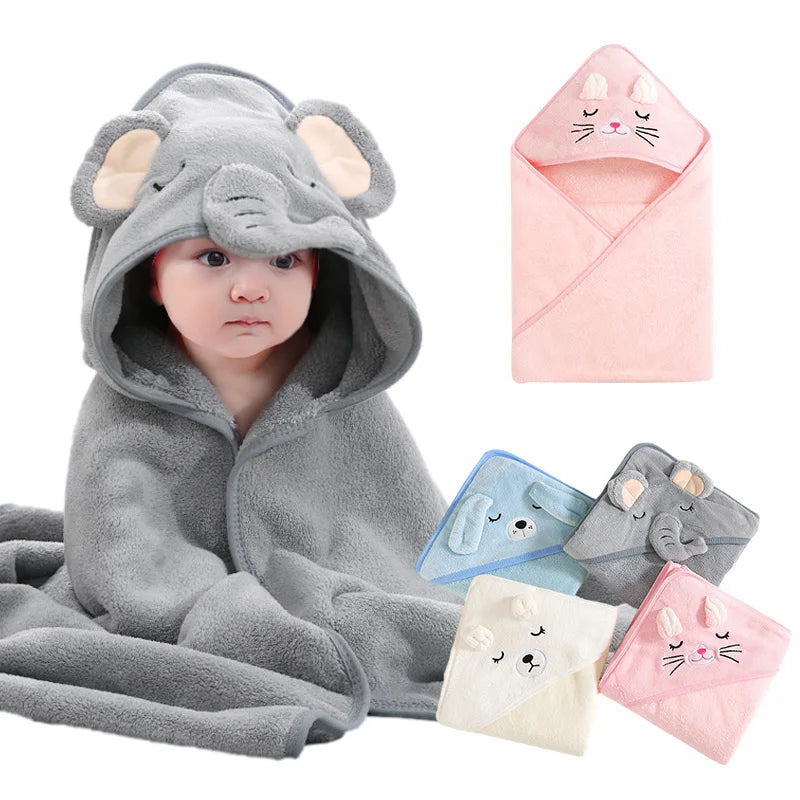 Cartoon Baby Bath Towel