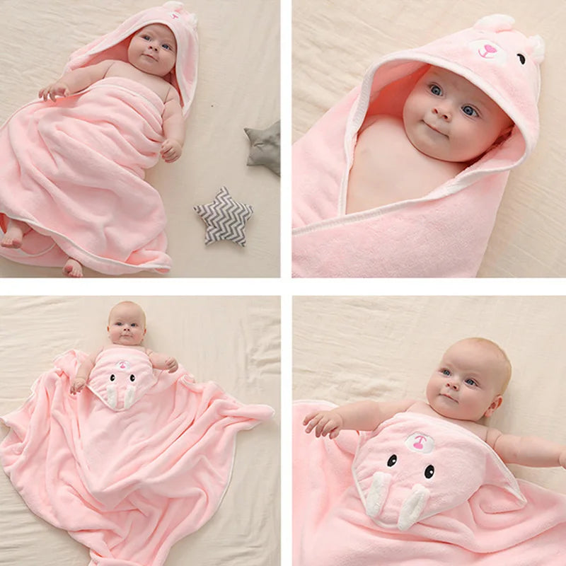 Cartoon Baby Bath Towel