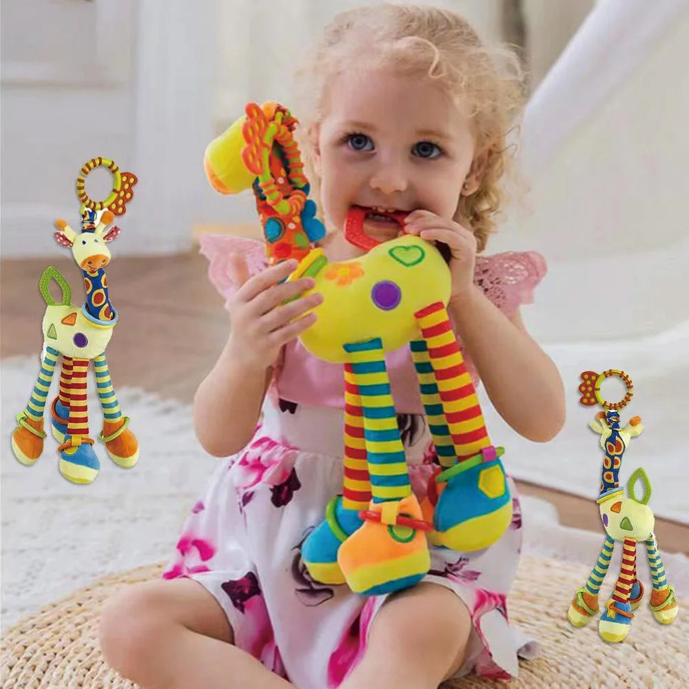 Baby Rattle Plush Giraffe Toy