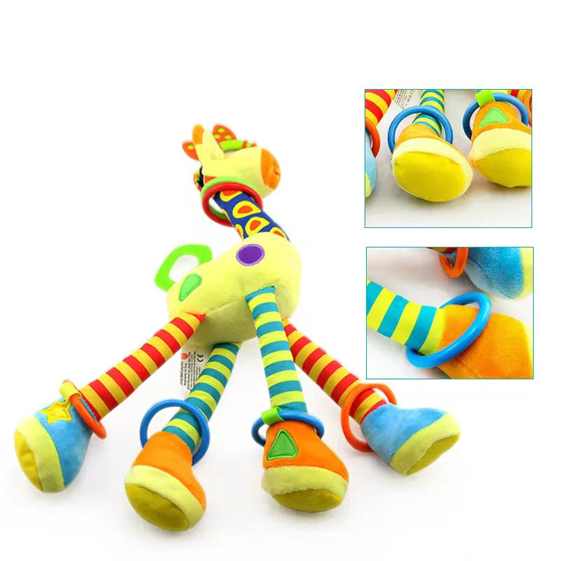 Baby Rattle Plush Giraffe Toy