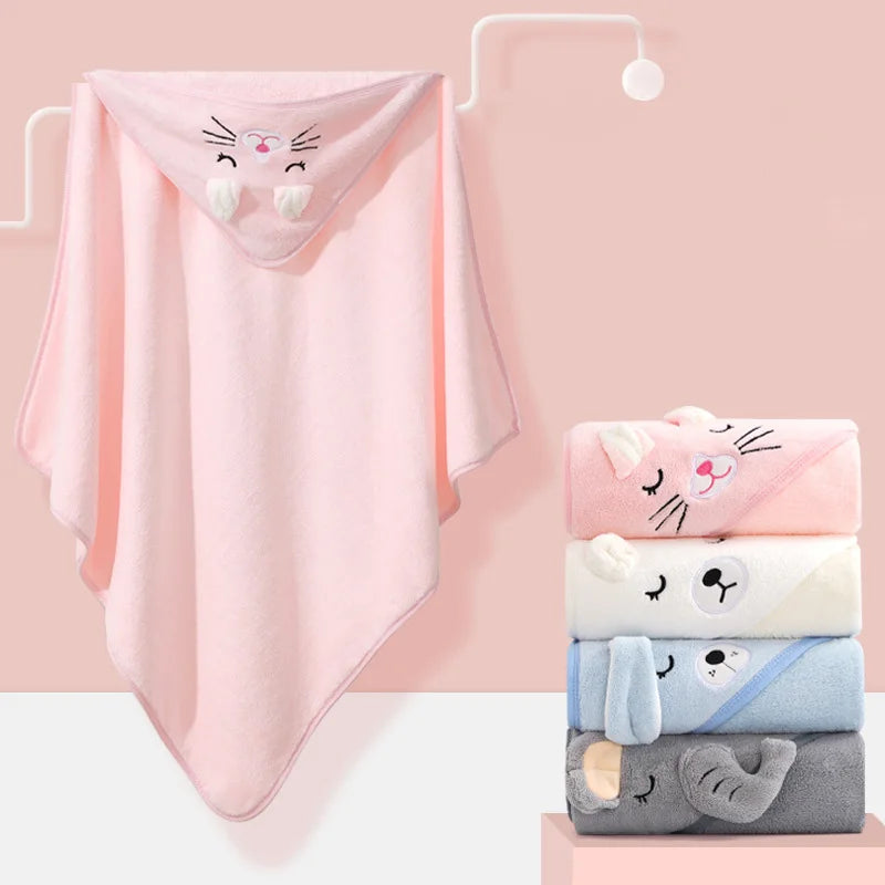 Cartoon Baby Bath Towel