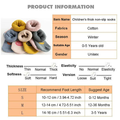 Winter Baby Thermal Non Slip Socks